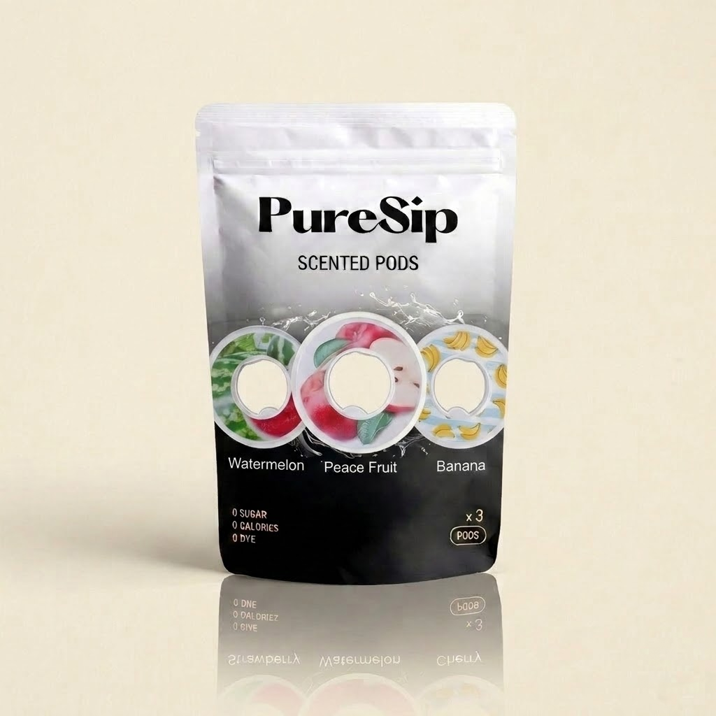 PureSip 3 Pack Flavoured Scent Pods (Watermelon, Apple & Banana)