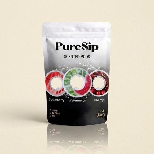 PureSip 3 Pack Flavoured Scent Pods (Strawberry, Watermelon & Cherry)