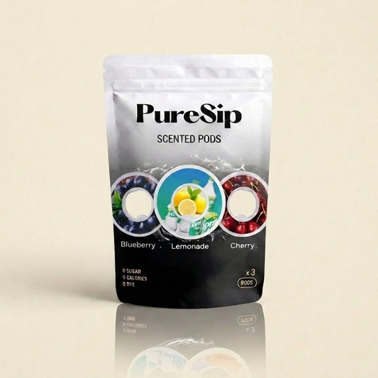 PureSip 3 Pack Flavoured Scent Pods (Lemonade, Blueberry & Cherry)